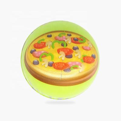 China OEM&ODM 6cm PU Fast Food American Pattern Printing Strain Ball Full for sale