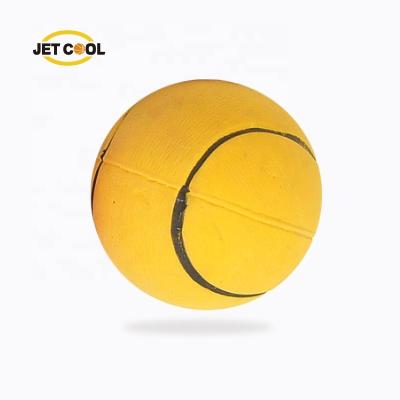 China OEM&ODM 6cm Sustainable Pet Throwing Training Gnaw Grinding Teeth For Bouncing Ball Toys Tennis Primary Colors Foam Rubber Toy Ball for sale