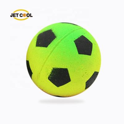 China OEM&ODM 6cm Viable Pet Throwing Training Gnaw Grinding Teeth To Bounce Fluorescent Ball Toys Mini Football Foam Rubber Toy Ball for sale