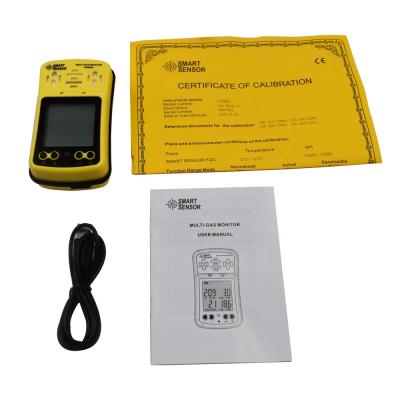 China New AS8900 Smart Sensor 4 in 1 Handheld Combustible Gas Detector O2CO H2S Analyzer Multi-gas Monitor Gas Detector AS8900 Analyzer for sale