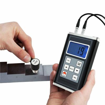 China TM-8818 Ultrasonic Thickness Meter Gauge TM8818 Glass Steel Aluminum Glass Thickness Gauge 0.75~400mm With Calibration Block TM-8818 for sale