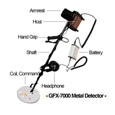 China GFX7000 GFX7000 Gold Detector Treasure Finder Gold Mining Hunter Detector GFX-7000 Long Range Silver Copper Underground Metal Detector for sale