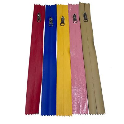 China Other 3# nylon zipper with TPU coating colorful color option open waterproof zipper for bag parts and accessories for sale