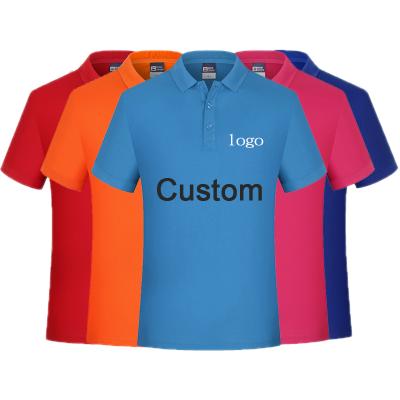 China Polo Camiseta For Women Men And Sleeve 65 Plus 35 Polyester Anti-Wrinkle Anti-Wrinkle Cotton Custom Short Size Boy's Polo T-Shirt for sale