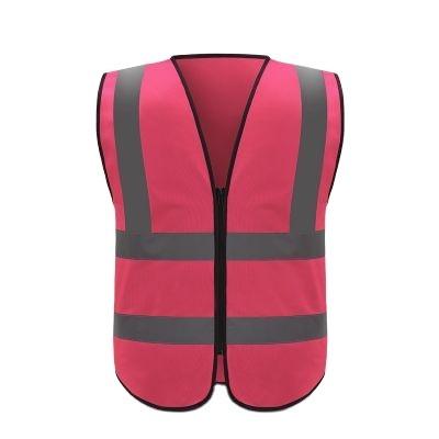 China High Visibility Silver Custom XIAKE Hi Vis Green High Visible Reflective High Vis Cheap Construction Safety Vests With Pockets for sale