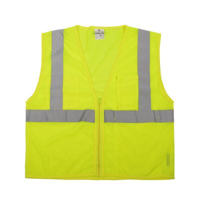 China High Visibility XIAKE Mesh Hi Vis Printing Reflect Safety Warning Reflective Vest With Pockets High Visibility Clothing for sale