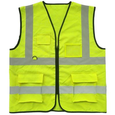 China XIAKE Anti-Static Made In China Safety Sport Clothing High Visibility Anti-Static Reflective Vest For Sale for sale