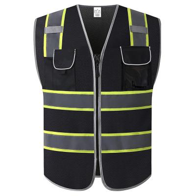 China Cheap High Visibility Printing High Visibility Logo Safety Vests Custom Made XIAKE Safety Reflective Vest for sale