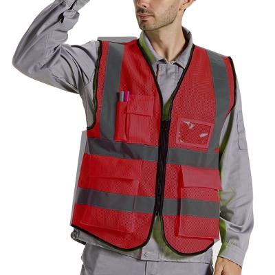 China Wholesale Workwear Mesh Polyester Vest Safety Vest Reflective XIAKE Visibility Tops for sale