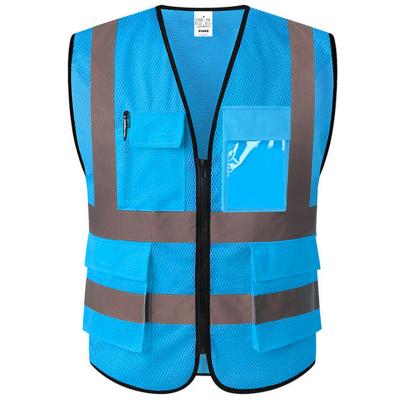 China High Visibility Response Within 1 Minute Best Quality Lowest Price Customize Free Logo Print Reflective Safety Vest Clothing Factory Direct Supply for sale