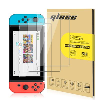 China For Nintendo Switch Wholesale Hot Anti-Scratch transparent clear Tempered Glass Screen Protector Film For Nintendo Switch for sale