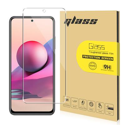 China Best Selling 0.33mm Anti-fingerprint 3+2 Anti-fingerprint Camera Cover 11d HD Tempered Glass Screen Protector Film For Redmi Note 10S for sale