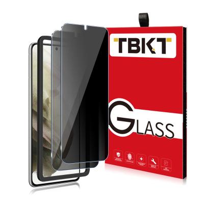 China Ultrathin For Samsung S22 S21 Privacy Frigerprint Glass Open Screen Tempered Glass Protectors S22ultra Silk Print Camera Glass Lens for sale