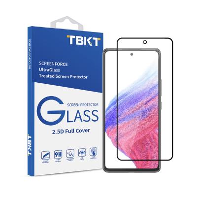 China Mobile Phone Full Coverage Tempered Glass Screen Protector For Samsung Galaxy A53 5G Anti-fingerprint Safety Glasses Silk Printing Screen Protector for sale