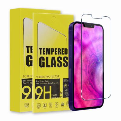 China HD 2.5D Tempered Glass Film Screen Protectors Shockproof Transparent Clear Camera Lens Protectors For iPhone 13 for sale