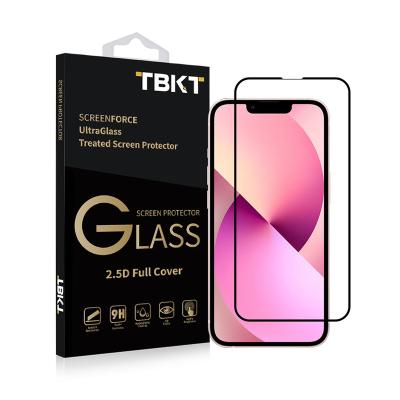 China Anti-scratch/clear tempered glass waterproof silk 9D printing for iPhone 14 original premium protective film for iPhone 13 pro max for sale