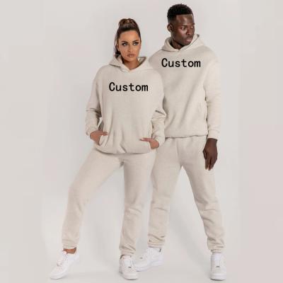 China Spring Breathable Winter Suit Hoodies Tracksuit Solid Casual Women Shearling 2 Piece Set Sportswear Pullover Sweatpants Home Outfits for sale