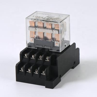 China Jajer relay 24vdc 10a epoxy relay ly4nj-24vdc 220 volt control relay electromagnetic coil 220vac for sale