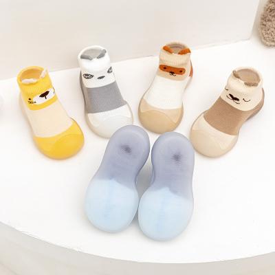 China OEM ODM YLYZZ76 Wholesale Hot Kids Lightweight Mesh Breathable Soft Sole Cotton Anti-Slip Rubber Soles For Baby Toddler Shoes for sale