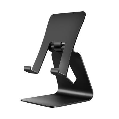 China Mobile Phone Adjustable Explosive Aluminum Desk Stand Tablet Stand Metal Creative Gift With Logo for sale