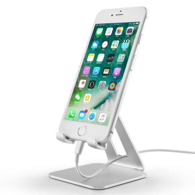 China Adjustable Adjustable Mobile Phone Stand Aluminum Phone Dock Desktop Holder Compatible with iPhone 13 Samsung and More for sale