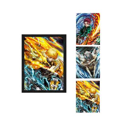 China Más vendido Lente Lenticular Hoja 3D Imagen Lenticular Cartel Flip Picture Anime Cartel 3D Cartel Lenticular en venta