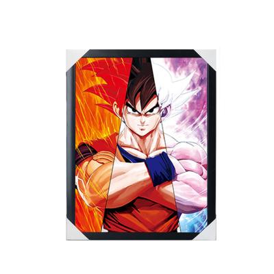 China Anime de venta caliente Dragon Ball 3d Lenecular Hoja Holográfica Lenticular Anime Cartel 3d imagen para la pared en venta