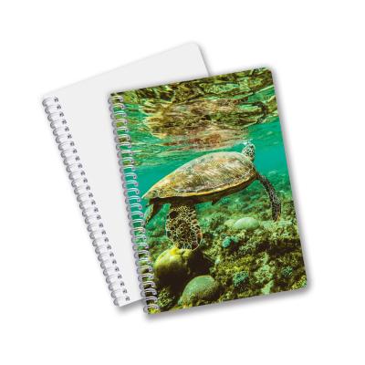 China China Productos de bajo precio Impresión 3d lenticular personalizada Flores Animales Cuaderno de tapa dura Reutilizable Con Logotipo en venta