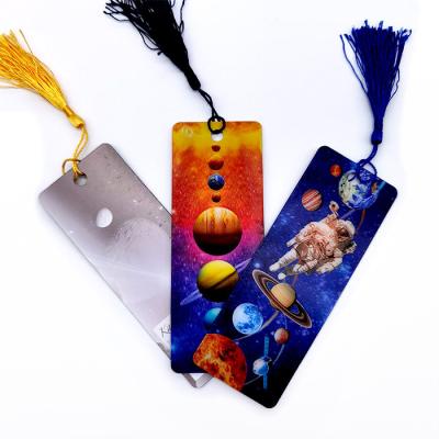 China Customized 3D Lenticular Bookmark Astronaut Galaxy bookmark For Attention-Grabbing Promotions for sale