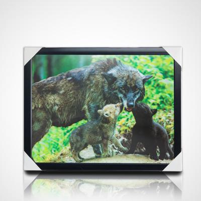 China Pintura 3D Lenticular com Quadro Negro 40*30cm PET 5D 3D Quadros de Imagens Lenticulares Obra de Arte Imagens Modernas à venda