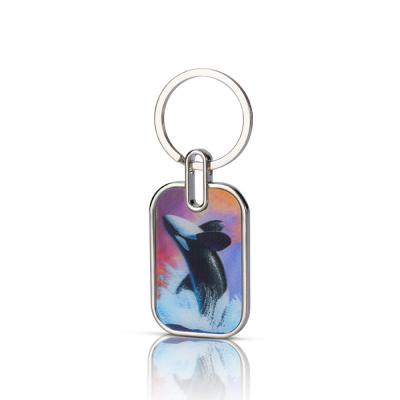 China China Acrylic Keychain with UV Printed Anime Charms Plastic Material with Stainless Steel Type for sale