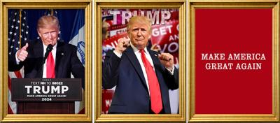 China TRUMP Diseña Impresión 3D PET Personalizada Poster Lenticular Impresión 3D Lenticular en venta