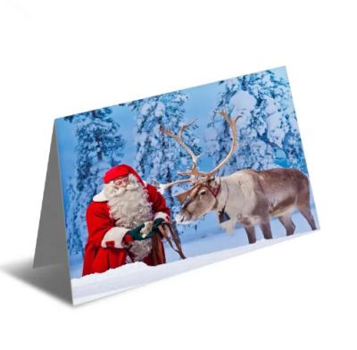 China Custom Lenticular 3D Greeting Cards For Christmas Celebration for sale