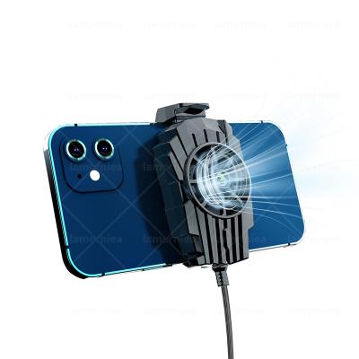 China Portable Power Supply Mobile Phone Heatsink Universal USB Powered Mobile Phone Fan Gaming Phone Cooler for sale