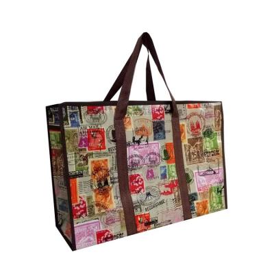 China Custom Non Woven Reusable Grocery Bags Polypropylene Non Woven Plastic for sale