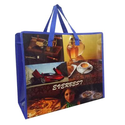 China Printing Customized Logo Or Design Reinforced Handles Custom Plastic Shopping Bag à venda