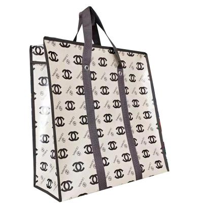 Chine Canvas Shopping Tote Bag With Zipper Closure And Customizable Design à vendre