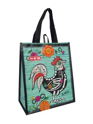 China Sturdy PP Woven Shopping Bag With Enhanced Sewing For Grocery for sale