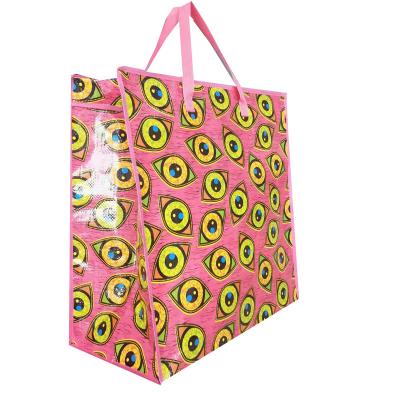 China Customized Size Laminated Woven Package Bags With Button Closure Performance for sale