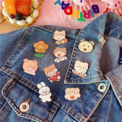 China Clothing Accessories Fashion Cute Design Ins Acrylic Brooch Clothing Accessories, Accessories, Mobile Phone Case Accessories For Brooch for sale