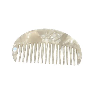 China Fiber Acetate Cellulose Salon Comb Retro Daily Life Makeup Beauty Round High Quality Material For Comb for sale