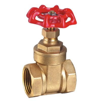 China 592 long life overhead high quality brass water gate valve for sale