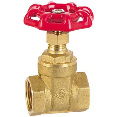 China New Design 583 General Long Life High Quality Stem Brass Water Gate Valve for sale