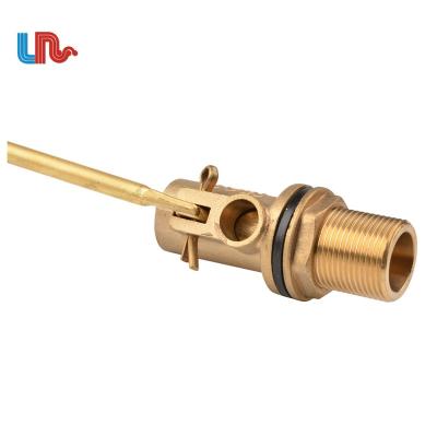 China Mini Small General Plastic Brass Water Tank Float Valve 1 Inch Male Thread for sale