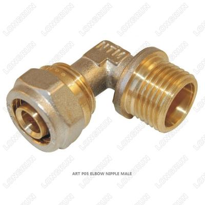 China P04 High Quality Copper Elbow Pex Long Life Equal Fit for sale