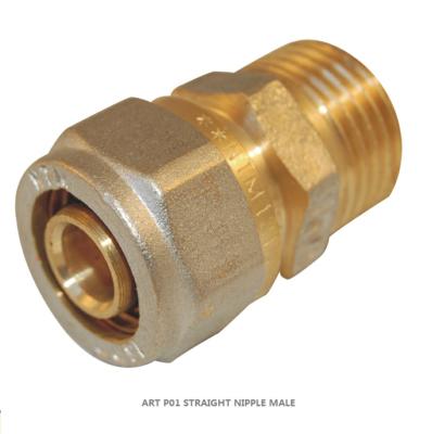 China High quality long life equal pex P01 copper pipe fitting for sale