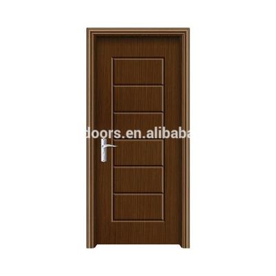 China Sound Insulation Wood Frame Wpc Pvc Swing Graphic Design Solid Entrance Doors for sale