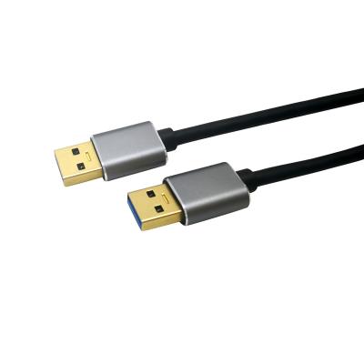 China Computer Metal Case Usb 3.0 A Male To Male Extension Cable Customized Usb Cable Usb Type A Cable for sale