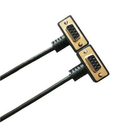 China 90 degree right angle right angle COMPUTER db9 serial cable and Aovlex parallel usb-cables link to rs232 db9 serial adapter cable for sale