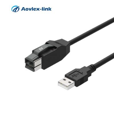 China POS system 5V powered usb cable male to usb 2.0 male type A connector scanner computer printer cable form Shenzhen manufacturer for sale